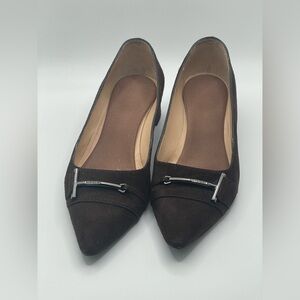 Tod's Dark Brown Women's Loafers with Silver Accent